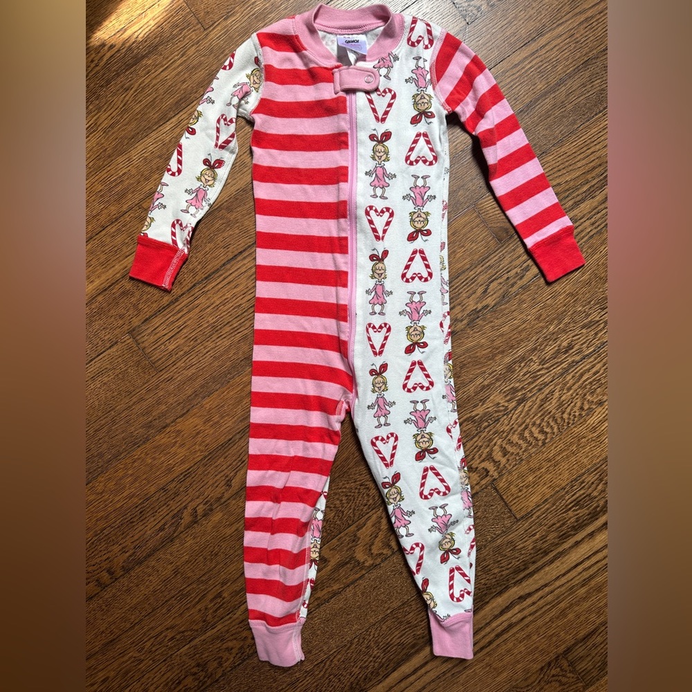 Hanna Anderson Grinch Christmas Onesie (3T)